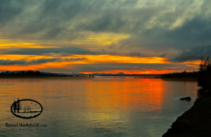 Knik River Sunset – Alaska